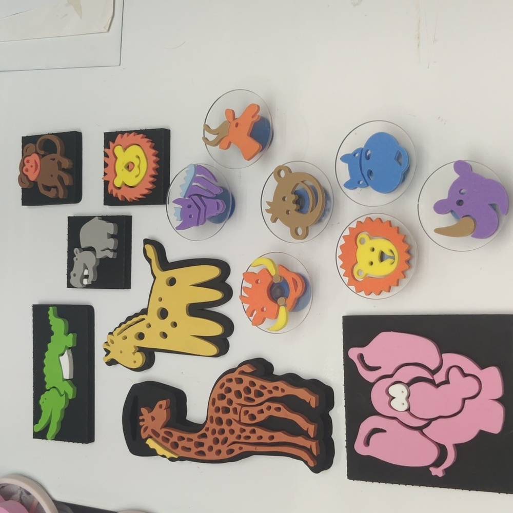 Animal foam stamps